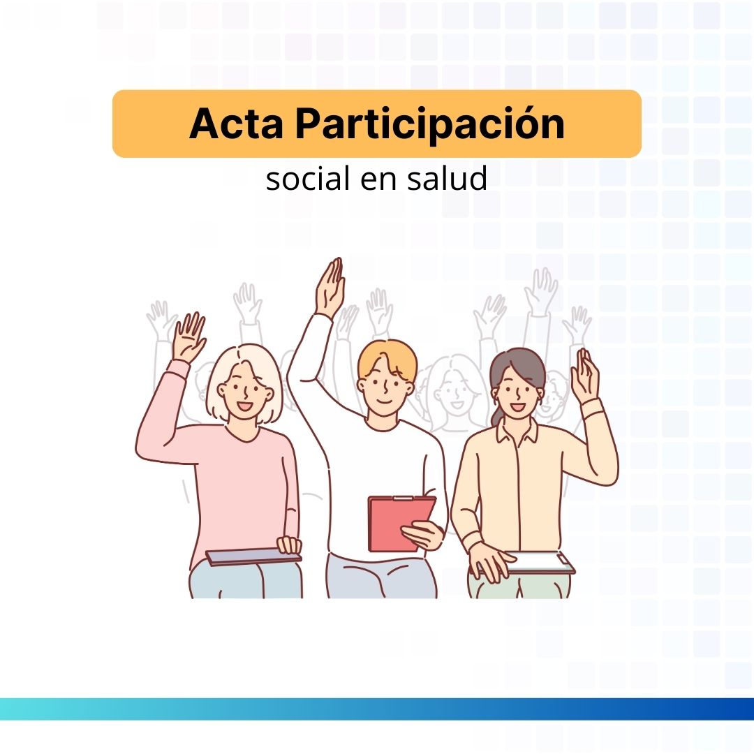Acta participación social